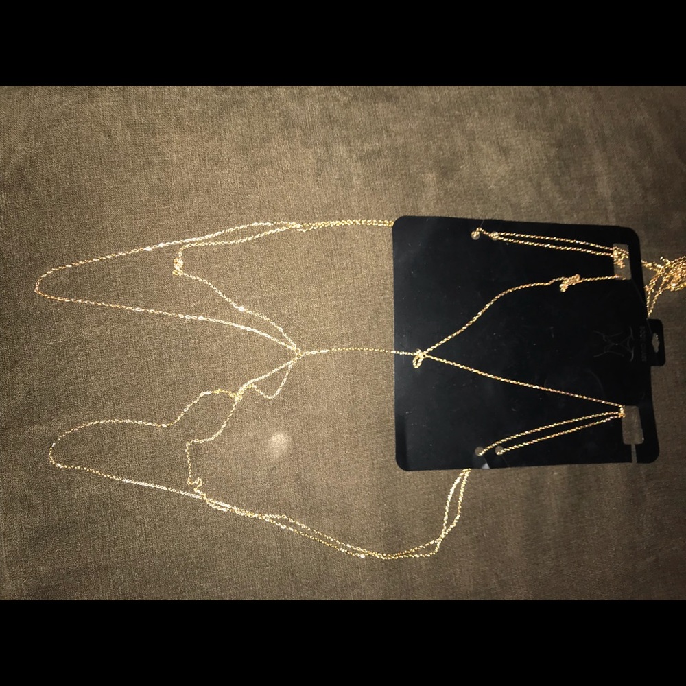 Gold colored Body Chain